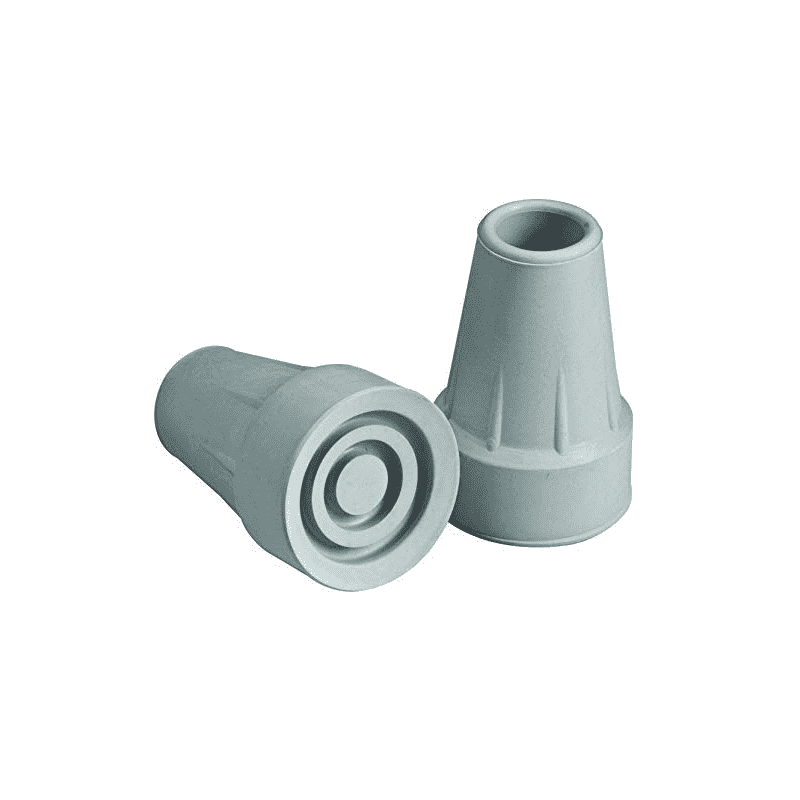 Carex Standard Crutch Tips - Gray - Fits most crutches - Senior.com Crutch Tips & Accessories